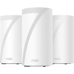 TP-Link - Deco BE85 BE22000 Tri-Band Mesh Wi-Fi 7 System (3-Pack) - White