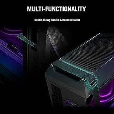 ASUS ROG G16CH (2023) Gaming Desktop PC, 13th Gen Intel Core I7-13700F, NVIDIA GeForce RTX 4070, 1TB NVMe PCIe SSD, 16GB DDR4 RAM, Windows 11, G16CH-DB774,Grey - Image 2