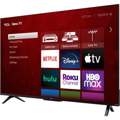 TCL 43in. Class 4-Series 4K UHD HDR LED Smart ROKU TV - Image 2