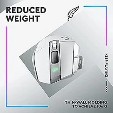 Logitech G502 X Plus Lightspeed Wireless RGB Gaming Mouse - Optical Mouse With LIGHTFORCE Hybrid Switches, LIGHTSYNC RGB, Hero 25K Gaming Sensor, Compatible With PC - MacOS/Windows - White - Image 8