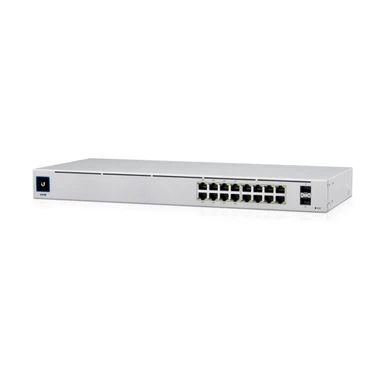 Ubiquiti Networks UniFi USW-16-POE Gen2 Configurable 16-Port Gigabit PoE Ethernet Switch With SFP