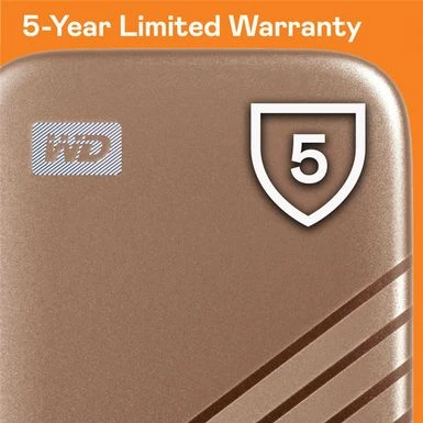 WD My Passport 2TB USB 3.2 Gen 2 Type-C Portable External SSD, Rose Gold - Image 12