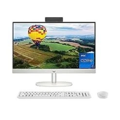 HP 23.8 Inch All-in-One Desktop PC, FHD Display, 13th Generation Intel Core I7-1355U, 16 GB RAM, 512 GB SSD, Intel UHD Graphics, Windows 11 Home, 24-cr0080 (2023)
