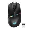 Corsair DARKSTAR RGB Wireless Gaming Mouse For MMO, MOBA - 26,000 DPI - 15 Programmable Buttons - Up To 80hrs Battery - ICUE Compatible - Black