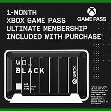 WD_BLACK 2TB D30 Game SSD - Portable External Drive, Compatible With Xbox And PC, Up To 900MB/s - WDBAMF0020BBW-WESN - Image 3