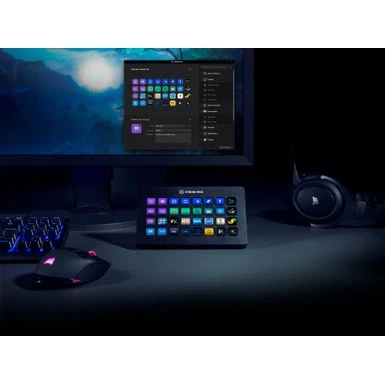 Elgato - Stream Deck XL Wired Keypad With Back Lighting - Black - Image 4
