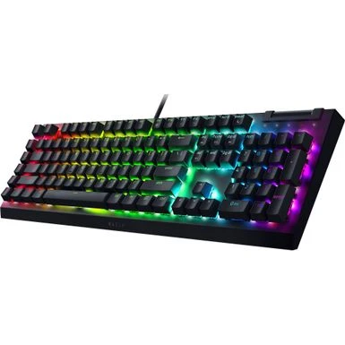 Razer - BlackWidow V4 X Full Size Wired Mechanical Green Switch Gaming Keyboard With Chroma RGB - Black - Image 4