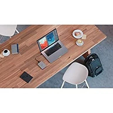 Seagate LaCie Mobile Drive 1TB External Hard Drive Portable HDD - Moon Silver, USB-C 3.2, For PC And Mac, Post-Consumer Recycled, With Adobe All Apps Plan And Rescue Services (STLP1000400) - Image 3