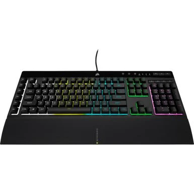 CORSAIR - K55 RGB Pro Full-size Wired Dome Membrane Gaming Keyboard With Elgato Stream Deck Software Integration - Black - Image 3