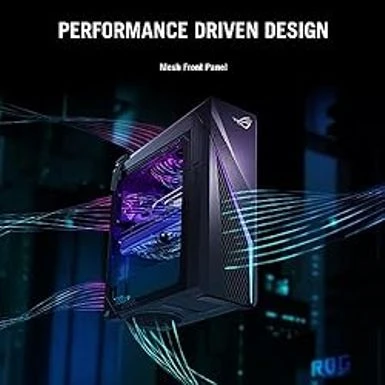 ASUS ROG G16CH (2023) Gaming Desktop PC, 13th Gen Intel Core I7-13700F, NVIDIA GeForce RTX 4070, 1TB NVMe PCIe SSD, 16GB DDR4 RAM, Windows 11, G16CH-DB774,Grey - Image 3