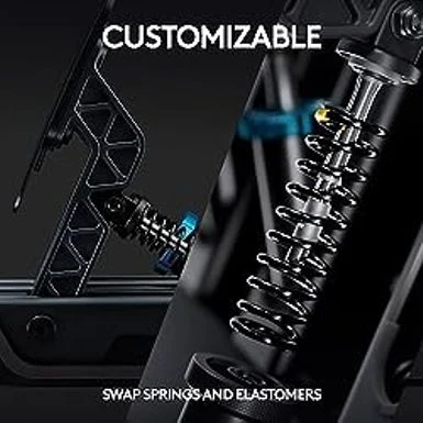 Logitech G PRO Racing Pedals - Racing Simulator Pedals With 100kg Load Cell Brake, Fully Customizable, Swappable Springs & Elastomers, Modular Design - Image 2
