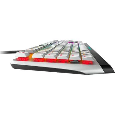 Dell Alienware - AW510K Full-size Wired Mechanical CHERRY MX Low Profile Red Switch Gaming Keyboard With RGB Back Lighting - Lunar Light - Image 3
