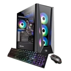 IBUYPOWER TraceMR 301a Gaming Desktop Computer, AMD Ryzen 7 7700X 4.5GHz, 32GB RAM, 1TB SSD, NVIDIA GeForce RTX 3070 8GB, Windows 11 Home