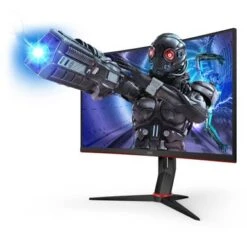 AOC C32G2E 31.5'' 16:9 Full HD 165Hz G Line Curved Gaming Monitor, Black & Red