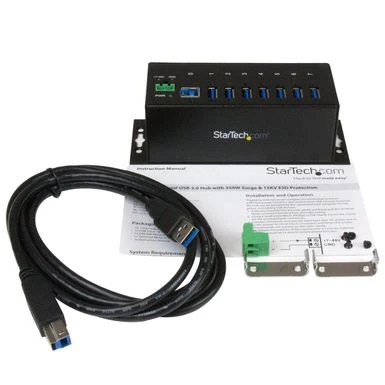 StarTech 7-Port Industrial USB 3.0 Hub With ESD Protection - Image 5