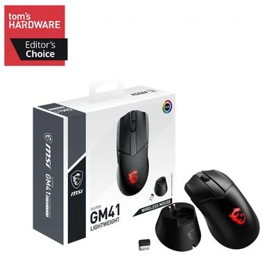 MSI Clutch GM41 Lightweight Wireless RGB Gaming Mouse - Image 3