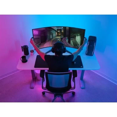 CORSAIR - Xeneon Flex 45” OLED Bendable QHD 240Hz 0.03ms FreeSync And G-SYNC Compatible Monitor With HDR10 (HDMI, DisplayPort) - Black - Image 16