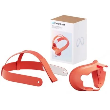 Meta - Quest 3 Facial Interface & Head Strap - Blood Orange