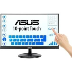 Asus VT229H 21.5" Full HD IPS Eye Care 10-point Touch Monitor With HDMI VGA - Black - Black