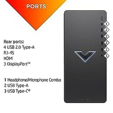 HP Victus 15L Gaming Desktop HyperX Bundle, 13th Generation Intel Core I7-13700F, 16 GB RAM, 512 GB SSD, NVIDIA GeForce RTX 3060 Graphics, Windows 11 Home, TG02-1030h (2023) - Image 5