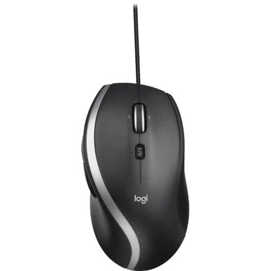 Logitech - M500s Advanced Wired Laser Mouse With Hyper-fast Scrolling - Black