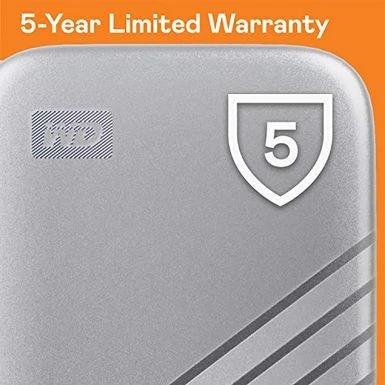 WD 1TB My Passport SSD External Portable Drive, Silver, Up To 1,050 MB/s - WDBAGF0010BSL-WESN - Image 6