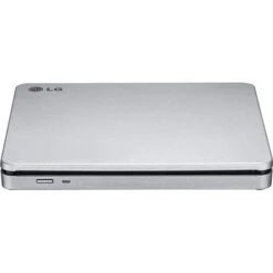 LG - 8x External Double-Layer DVD±RW/CD-RW SuperMulti Blade Drive - Silver