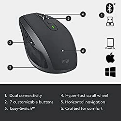 Logitech MX Anywhere 2S Wireless Mobile Mouse - Image 6