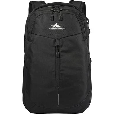 High Sierra - Swerve Pro Laptop Backpack For 17" Laptop - Black - Image 3