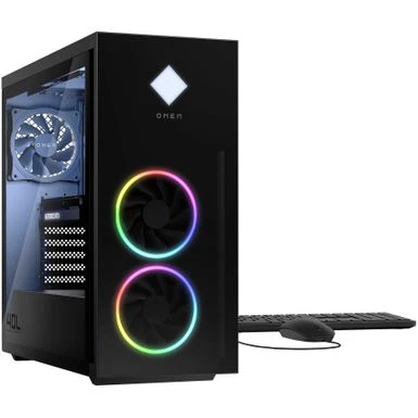 HP OMEN - 40L Gaming Desktop - AMD Ryzen 7 7700 - 16GB DDR5 Memory - NVIDIA GeForce RTX 4060 Ti - 1TB SSD - Black - Image 8