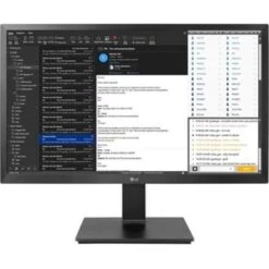LG BL450Y 22" 16:9 Full HD TAA IPS Desktop Monitor With Adjustable Stand & Built-In Speakers, Black
