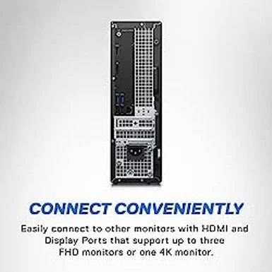 Dell Inspiron 3020S Desktop - Intel Core I5-13400, 16GB DDR4 RAM, 512GB SSD + 1TB HDD, Intel UHD 730 Graphics, Windows 11 Home, Services Included - Mist Blue - Image 4