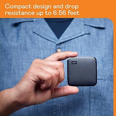 WD 1TB Elements SE - Portable SSD, USB 3.0, Compatible With PC, Mac - WDBAYN0010BBK-WESN - Image 4
