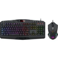 REDRAGON - S101-5 Wired Gaming Keyboard And Optical Mouse Gaming Bundle With RGB Backlighting - Black