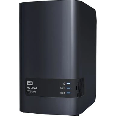 WD - My Cloud Expert EX2 Ultra 2-Bay 8TB External Network Attached Storage (NAS) - Charcoal - Image 2