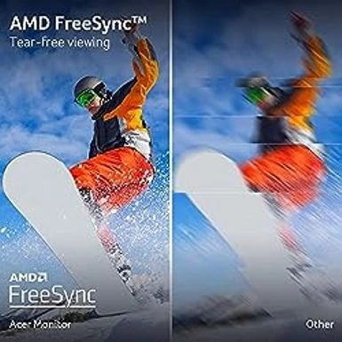 Acer SB242Y Hbi 23.8" Full HD (1920 X 1080) Zero-Frame Gaming Office Monitor | AMD FreeSync Technology | Ultra-Thin Stylish Design | 100Hz | 1ms (VRB) | Low Blue Light | Tilt | HDMI & VGA Ports - Image 3