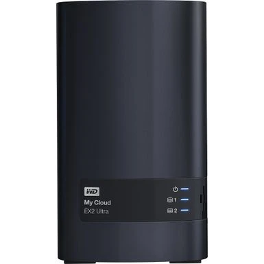 WD - My Cloud Expert EX2 Ultra 2-Bay 8TB External Network Attached Storage (NAS) - Charcoal