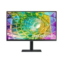 Samsung - S80A Series 27” UHD Monitor With HDR (HDMI, USB, Display Port) - Black