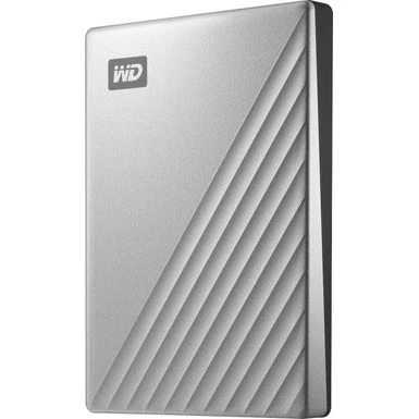 WD - My Passport Ultra For Mac 2TB External USB 3.0 Portable Hard Drive - Silver