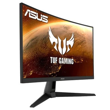 ASUS - VG27VH1B 27" VA LCD Curved FHD FreeSync Gaming Monitor (HDMI, VGA) - Black - Image 2
