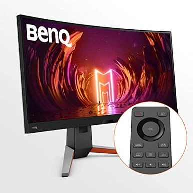 BenQ MOBIUZ EX3415R 34" 21:9 Ultra-Wide QHD 144Hz HDR IPS LED Curved Gaming Monitor With FreeSync, Built-In Speakers, Metallic Gray - Image 3