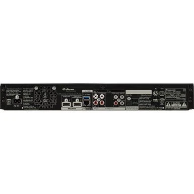 Panasonic - Streaming 4K Ultra HD Hi-Res Audio With Dolby Vision 7.1 Channel DVD/CD/3D Wi-Fi Built-In Blu-Ray Player, DP-UB820-K - Black - Image 4