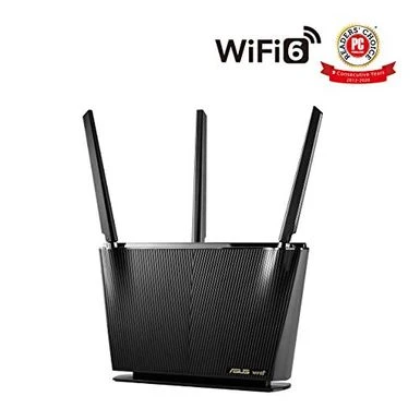 ASUS WiFi 6 Router (RT-AX68U) - Dual Band Gigabit Wireless Router, 3x3 Support, Gaming & Streaming, AiMesh Compatible, Free Lifetime Internet Security, Parental Control, MU-MIMO, OFDMA - Image 3