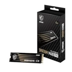 MSI SPATIUM M480 PRO PCIe 4.0 NVMe M.2 4TB Internal SSD PCIe Gen4 NVMe (SPATIUM M480 PRO PCIe 4.0 NVMe M.2 4TB)