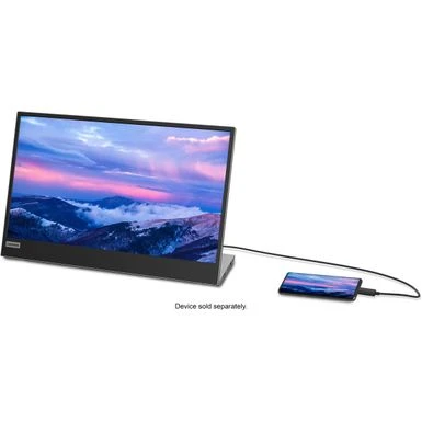 Lenovo - L15 15.6" IPS LED FHD USB-C Portable Monitor - Silver - Image 11