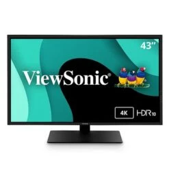 ViewSonic - VX4381-4K 42.5" LCD 4K UHD Monitor With HDR (DisplayPort USB, HDMI) - Black