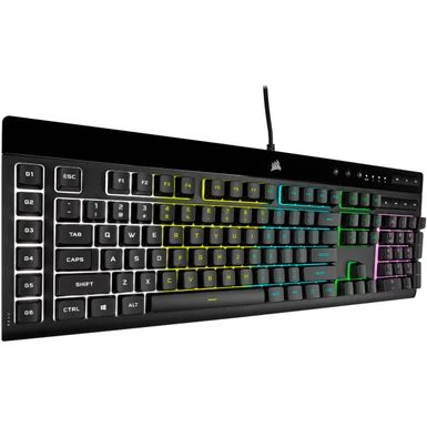 CORSAIR - K55 RGB Pro Full-size Wired Dome Membrane Gaming Keyboard With Elgato Stream Deck Software Integration - Black - Image 12