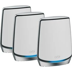 NETGEAR - Orbi AX6000 Tri-Band Mesh WiFi 6 System (3-pack) - White