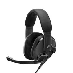 EPOS H3 Closed Acoustic Gaming Headset With Noise-Cancelling Microphone - Plug & Play Audio - Around The Ear - Adjustable, Ergonomic - For PC, Mac, PS4, PS5, Switch, Xbox - Onyx Black