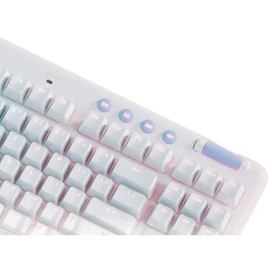 Logitech - G713 Aurora Collection TKL Wired Mechanical Tactile Switch Gaming Keyboard For PC/Mac With Palm Rest Included - White Mist - Image 9